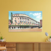 Buitenste Uitzicht van het Eastman Theater & Schoo Canvas Afdruk (Insitu (Woonkamer))