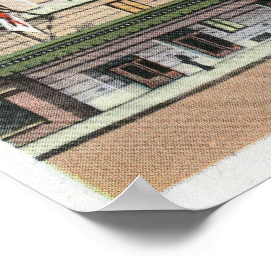 Buitenste Uitzicht van het Eastman Theater & Schoo Poster (Hoek)