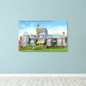 Buitenste Uitzicht van het estuarium van het S. Tr Canvas Afdruk (Insitu (Houten vloer))