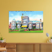 Buitenste Uitzicht van het estuarium van het S. Tr Canvas Afdruk (Insitu (Woonkamer))