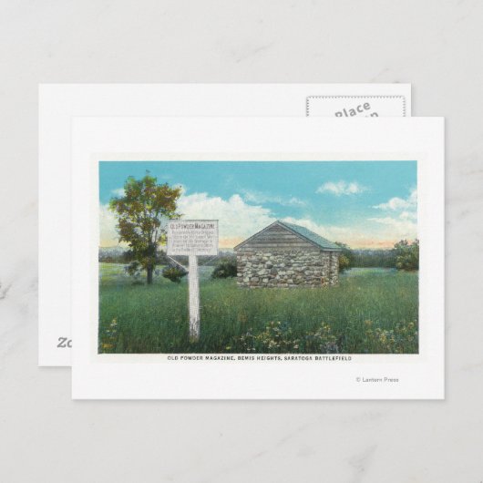 Buitenste Uitzicht van het oude magazijn Briefkaart (Voorkant / Achterkant)