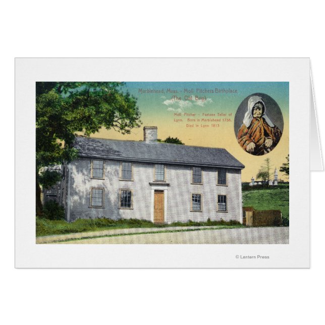 Buitenste Uitzicht van Moll Pitchers Birthplace (Voorkant Horizontaal)