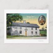 Buitenste Uitzicht van Moll Pitchers Birthplace Briefkaart (Voorkant)