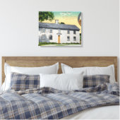 Buitenste Uitzicht van Moll Pitchers Birthplace Canvas Afdruk (Insitu (Slaapkamer))
