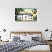 Buitenste Uitzicht van Moll Pitchers Birthplace Canvas Afdruk (Insitu (Slaapkamer))