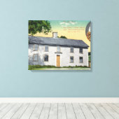Buitenste Uitzicht van Moll Pitchers Birthplace Canvas Afdruk (Insitu (Houten vloer))