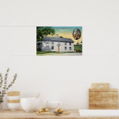 Buitenste Uitzicht van Moll Pitchers Birthplace Poster (Keuken)
