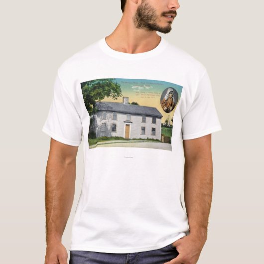 Buitenste Uitzicht van Moll Pitchers Birthplace T-shirt (Voorkant)