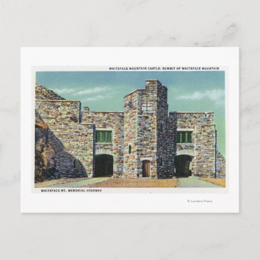 Buitenste Uitzicht van Whiteface Mt Castle Briefkaart (Voorkant)