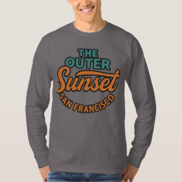 buitenste zonsondergang t-shirt