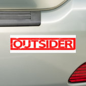 Buitenstempel Bumpersticker (Op auto)