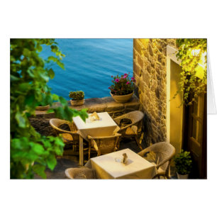 Buitentafels op het beveiligingssysteem