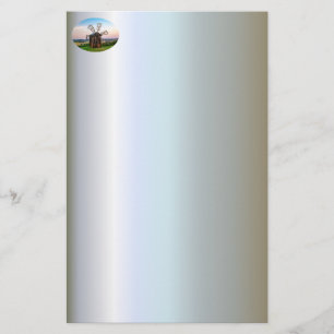 Buitenthouse windmolen briefpapier