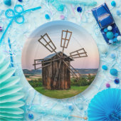 Buitenthouse windmolen papieren bordje (Feest)