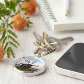 Buitenthouse windmolen sleutelhanger (Zijkant)