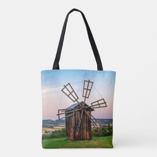 Buitenthouse windmolen tote bag (Achterkant)