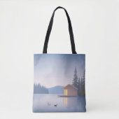 Buitentijd Groot Tote Bag (Voorkant)