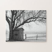 Buitentoren in Winter Puzzle Legpuzzel (Horizontaal)