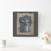 buitentoren vierkante klok (Huis)