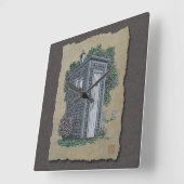 buitentoren vierkante klok (Hoek)