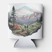 Buitenuniek, retro/ grafisch blikjeskoeler (Voorkant)