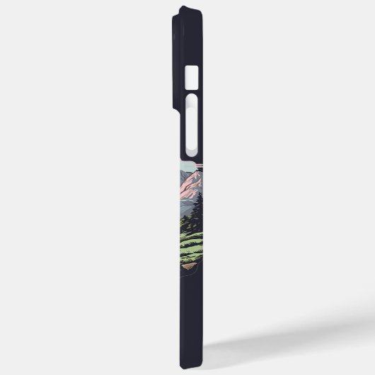 Buitenuniek, retro/ grafisch Case-Mate iPhone case (Achterkant / Links)