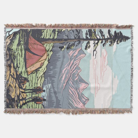 Buitenuniek, retro/ grafisch deken (Voorkant)