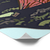 Buitenuniek, retro/ grafisch poster (Hoek)