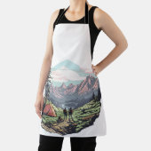 Buitenuniek, retro/ grafisch schort (Insitu)