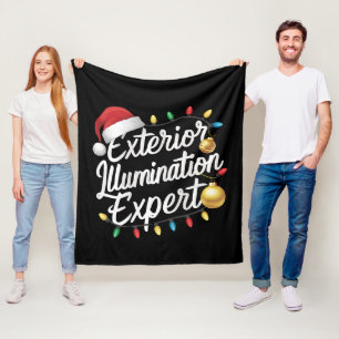 Buitenverlichting expert kerstlicht decor fleece deken