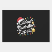 Buitenverlichting expert kerstlicht decor inpakpapier vel (Voorkant)