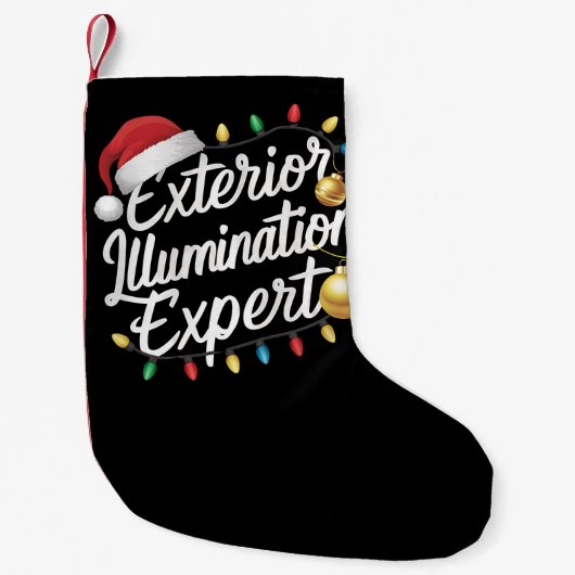 Buitenverlichting expert kerstlicht decor kleine kerstsok (Voorkant)