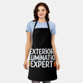 Buitenverlichting expert kerstlicht decor schort (Gedragen)