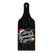 Buitenverlichting expert kerstlicht decor snijplank (Voorkant)