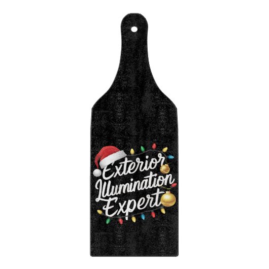 Buitenverlichting expert kerstlicht decor snijplank (Voorkant)