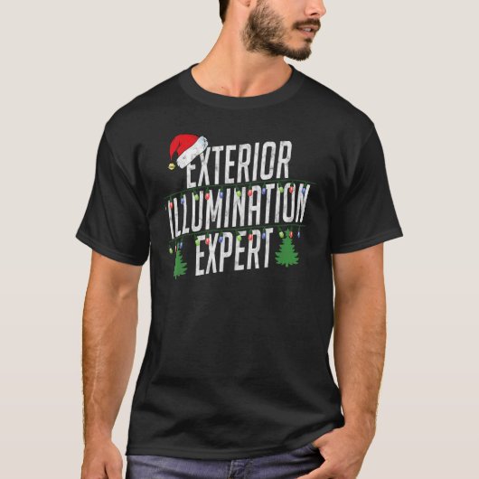 Buitenverlichting expert kerstlicht decor t-shirt (Voorkant)