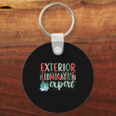 Buitenverlichtings Expert Grappig Kerstlicht Sleutelhanger (Voorkant)