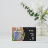 buitenwand van de warmtepomp visitekaartje (Staand voorkant)