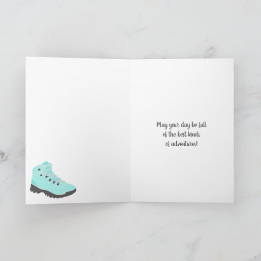 Buitenwandelend en kampeertuig, speciaal gepersona kaart (Binnen)