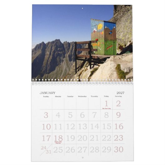 BuitenWandkalender Kalender (Jan 2027)