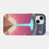 Buitenwereldse Straal iPhone 15 Case (Achterkant horizontaal)