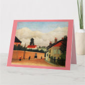 Buitenwijken van Parijs door Henri Rousseau Kaart (Voorkant)