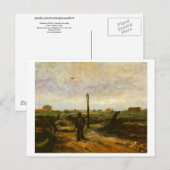 Buitenwijken van Parijs (F264)Van Gogh Fine Art Briefkaart (Voorkant / Achterkant)