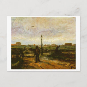 Buitenwijken van Parijs (F264)Van Gogh Fine Art Briefkaart