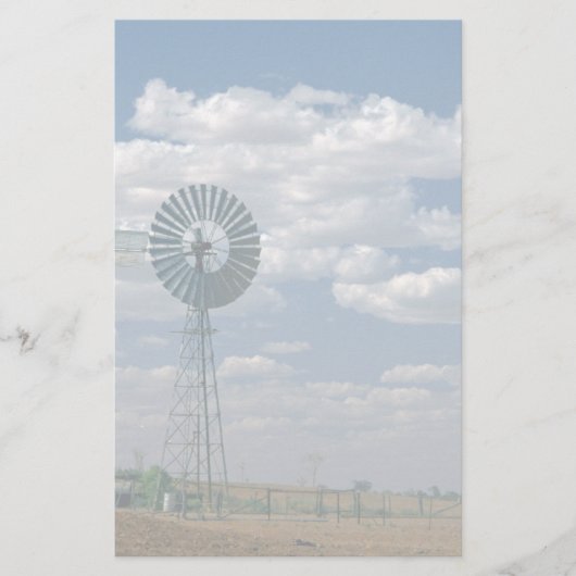 Buitenwindmolen, Zuid-Australië Briefpapier (Voorkant)