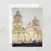 Buitenzijde van de kathedraal van Mexico City Briefkaart (Voorkant / Achterkant)