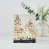 Buitenzijde van de kathedraal van Mexico City Briefkaart (Staand voorkant)