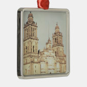 Buitenzijde van de kathedraal van Mexico City Metalen Ornament (Rechts)