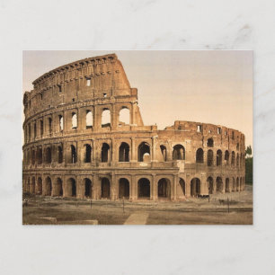 Buitenzijde van het Coliseum, Rome, Italië klassie Briefkaart