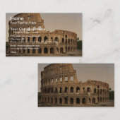 Buitenzijde van het Coliseum, Rome, Italië klassie Visitekaartje (Voorkant / Achterkant)